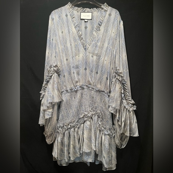 Alexis Leannie mini dress in diamond print Size Medium #10206 - Picture 1 of 11